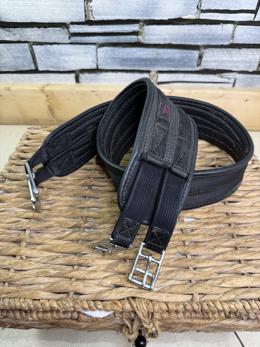 S/H 56” Thorowgood Waffle Elasticated Girth - Black