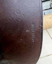 Load image into Gallery viewer, 17 1/2” MW GFS Fieldhouse Saddlery Jump Saddle - Brown - Close Contact