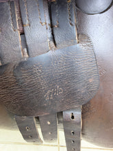 Load image into Gallery viewer, 17 1/2” MW GFS Fieldhouse Saddlery Jump Saddle - Brown - Close Contact