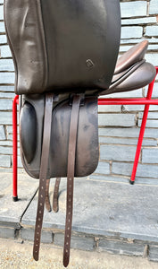 17 1/2” Medium Farrington Dressage Saddle - Brown
