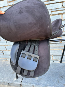 15” Medium/MW Synthetic Pony GP Saddle - Black