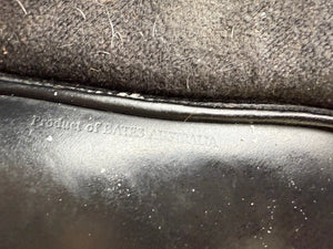 16 1/2” Wide/Changeable Gullet Bates Caprilli GP Saddle - Black