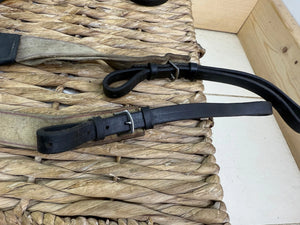 S/H Englsih Racing Breastplate/Breastgirth -Black- Cob-Full