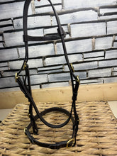 Load image into Gallery viewer, S/H Smart In hand Showing Bridle - Brown/Brass - Cob