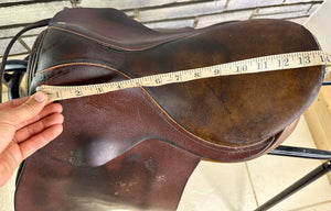 14” Wide Lovatt & Rickets Pony Saddle - Brown