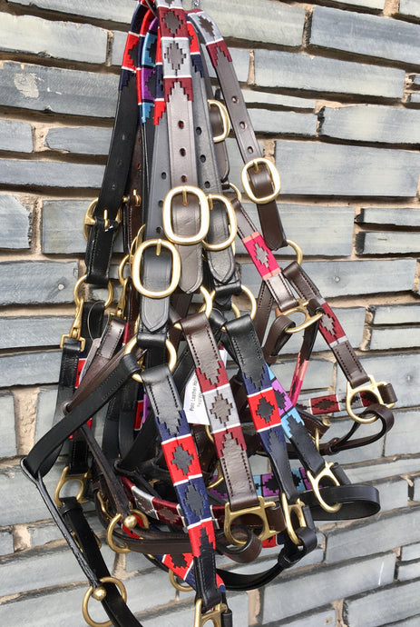 Quality Leather Polo Headcollar- All Sizes- Travel/Shows- Smart & Safe!