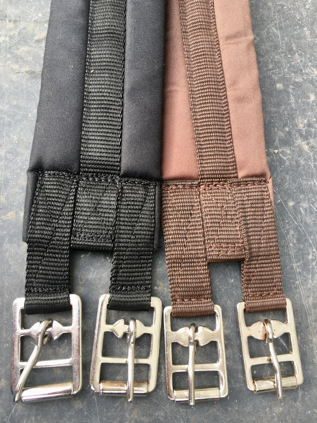 Plain Cotton Padded Small Pony/Shetland Girth -No Elastic- 16”, 18”, 20” up to 40”