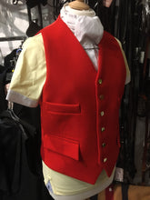 Load image into Gallery viewer, Gents 38” Mears Wool Waistcoat - Red