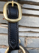 Load image into Gallery viewer, Foal/Mini Leather Headcollar - Brown/Brass Fittings