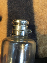 Load image into Gallery viewer, James Dixon Glass Flask &amp; Vintage Saddle Case