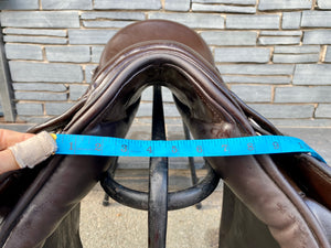 17 1/2” Medium (Generous) Ideal Event Saddle - Brown