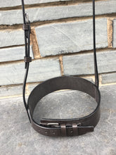 Load image into Gallery viewer, English Flat Hunter Noseband - Havana