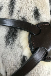 Complete Mexican Grackle Bridle & Rubber Grip Reins - Pony/Cob/Full