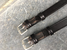 Load image into Gallery viewer, English Pair of Billet Fastening Cheekpieces - All Sizes &amp; Widths