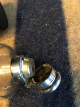 Load image into Gallery viewer, James Dixon Glass Flask &amp; Vintage Saddle Case