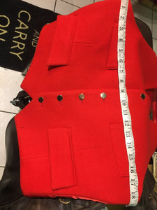 Gents 38” Mears Wool Waistcoat - Red