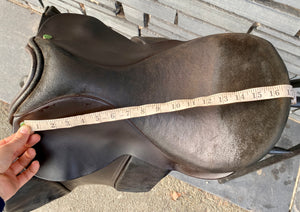 17” MW Ideal VSD Saddle - Brown