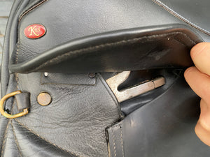 17” MW Kes Gp/VSD Saddle - Black