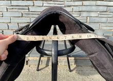 Load image into Gallery viewer, 16” XW Synthetic Pony/Cob GP Saddle -Black- Equestrian Horse