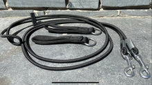 Load image into Gallery viewer, Bungee Elastic Training Aid/Reins - Lunging/Riding - Girth Clips/Loop