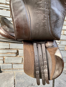 17” MW Ideal VSD Saddle - Brown