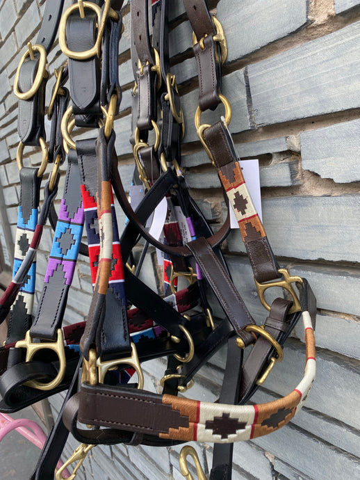 Quality Leather Polo Headcollar- All Sizes- Travel/Shows- Smart & Safe!