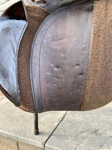 17” MW Ideal VSD Saddle - Brown