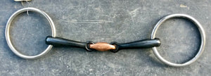 Loose Ring Sweet Iron Snaffle with Copper Lozenge - 4 1/2-6” - BD Legal