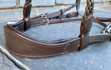 Load image into Gallery viewer, Wide Padded Chunky Hunter Bridle with Plaited Reins &amp; Browband