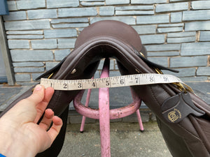 16 1/2” Wide Symmonds Richmond VSD/GP Saddle - Brown