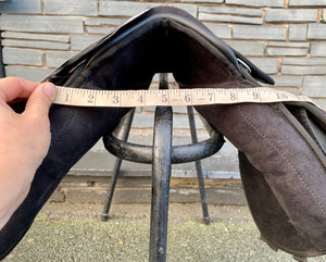 15” XW Synthetic Pony GP Saddle - Black - Extra Wide