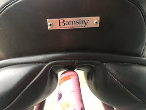 17 1/2” MW Barnsby Dressage Saddle - Black