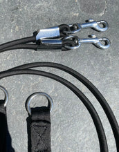 Load image into Gallery viewer, Bungee Elastic Training Aid/Reins - Lunging/Riding - Girth Clips/Loop