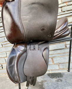 17 1/2” Medium (Generous) Ideal Event Saddle - Brown