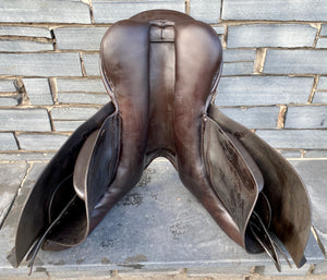 17 1/2” Medium (Generous) Ideal Event Saddle - Brown
