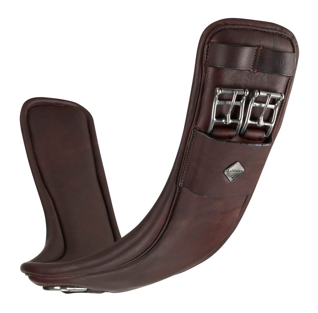 LeMieux GelTek Anatomic Curve Short Mono/Event Girth - Brown or Black